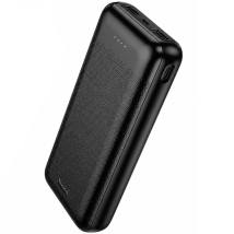 Power Bank Hoco J153A Stability 10W 20000mAh 2xUSB-A 1xUSB-C 1xMicroUSB και LED Ένδειξη Μπαταρίας Μαύρο