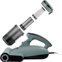 Σκούπα Χειρός Sencor SVC 440BL 350W για Στρώματα με Κυκλική Βούρτσα Φίλτρο HEPA UV και Κυκλωνική Τεχνολογία Μπλε