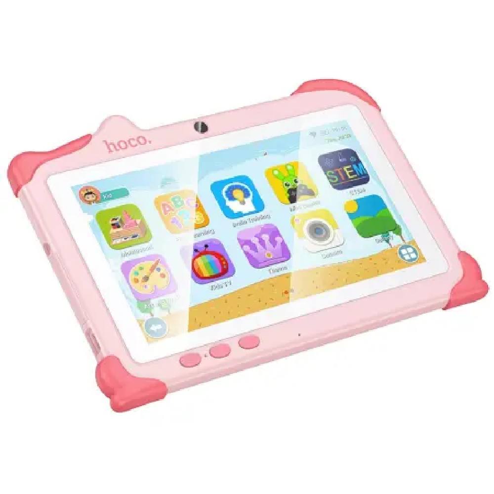 Hoco HI16 Kids Tablet 7" 600x1024 LCD Screen 2GB/32GB 3000mAh Wifi Ροζ