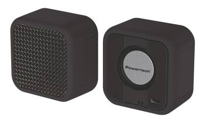 POWERTECH μίνι φορητό ηχείο PT-1626, μαγνητικό, 5W, Bluetooth, 400mAh, μαύρο