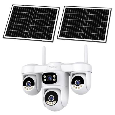 VSTARCAM smart ηλιακή κάμερα AG623FR, four-lens, 3MP, 4G, SD, PTZ, IP66