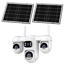 VSTARCAM smart ηλιακή κάμερα AG623FR, four-lens, 3MP, 4G, SD, PTZ, IP66