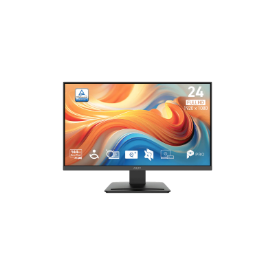 MSI MONITOR PRO MP241 E14V, FLAT VA FHD, 24", 16:9, 250 CD/M2, 3500:1, 1MS, 144Hz, 1920x1080, HDMI/DP, TILT, BLACK, 2YW.
