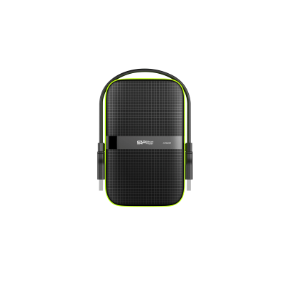 SILICON POWER EXTERNAL HDD 2,5'' 2TB ARMOR A60, USB3.1, POWER VIA USB, BLACK, 3YW.
