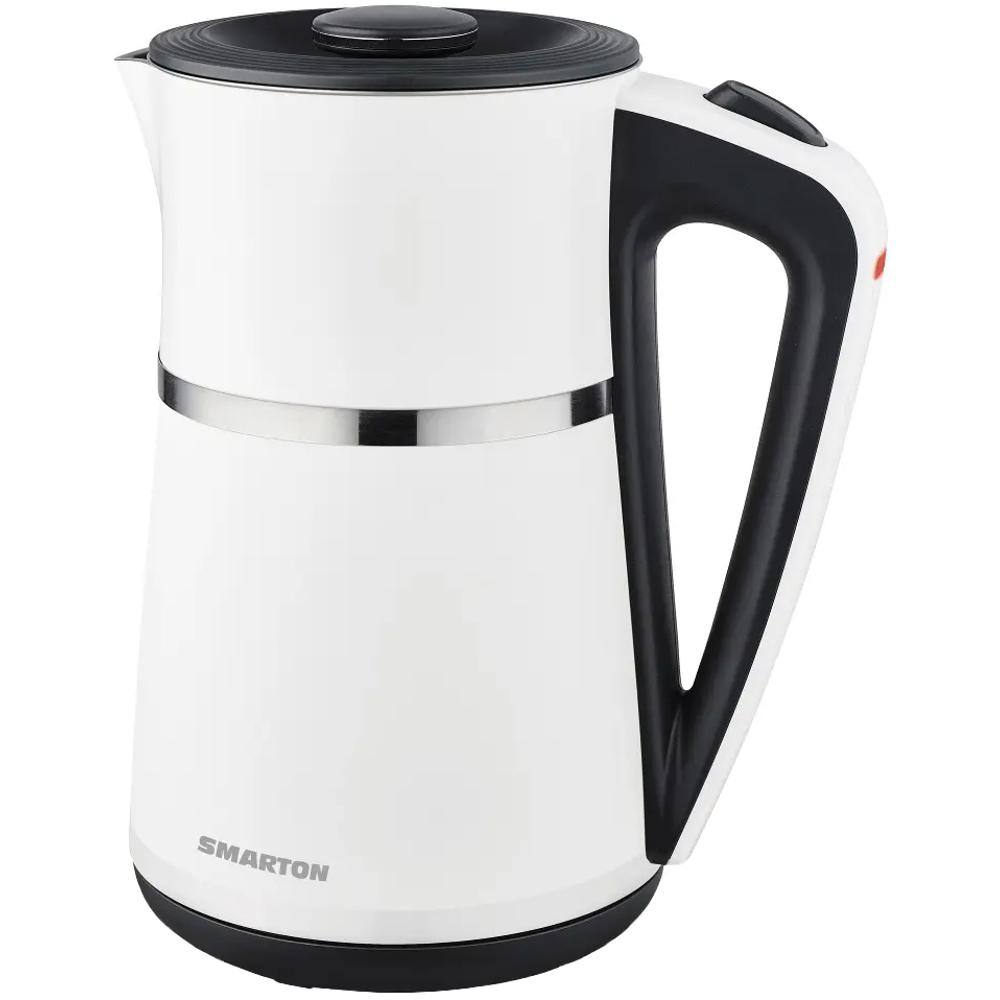 Βραστήρας Smarton WK 620 1.7lt 2200W με Διπλό Τοίχωμα Διακόπτη On/Off και Προστασία Υπερθέρμανσης Ασπρόμαυρος