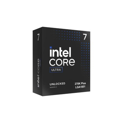 INTEL CPU CORE ULTRA 7 270K PLUS, 24C/24T, up to 5.40GHz, CACHE 40MB, SOCKET LGA1851, GPU, ΒΟΧ, 3YW.