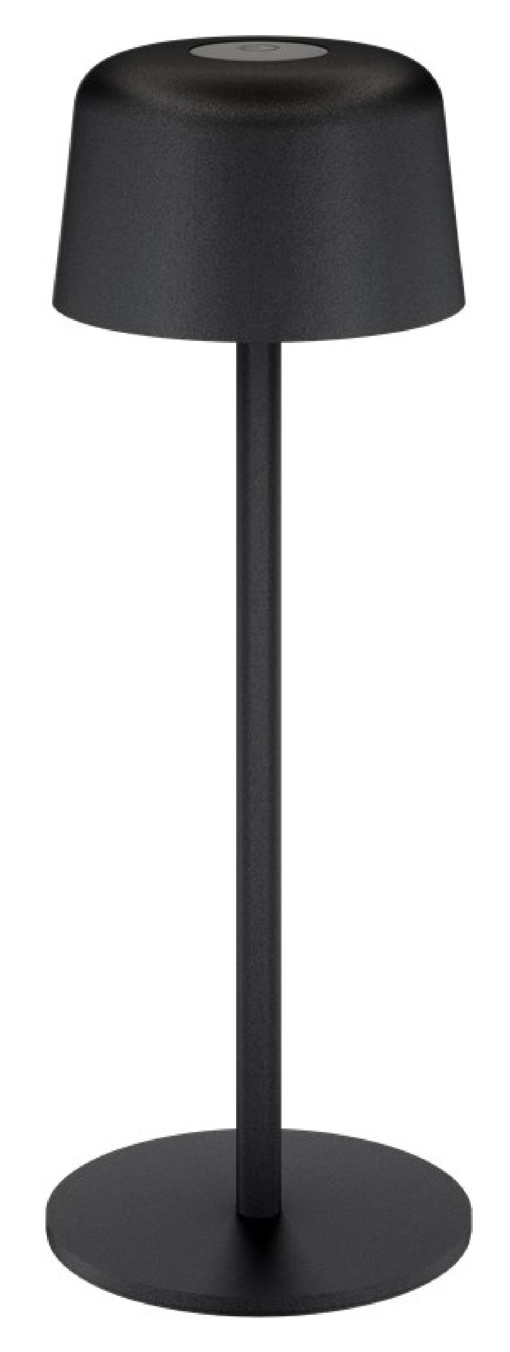 GOOBAY επιτραπέζιο φωτιστικό 77675, 3000K, dimmable, επαναφορτιζόμενο, μαύρο