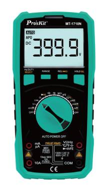 PROSKIT ψηφιακό πολύμετρο MT-1710N, μέτρηση AC/DC, True RMS, NCV