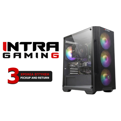 INTRA PC GAMING 14th GEN, INTEL CORE i5 14400F, 16GB DDR4 3200MHz, NVIDIA VGA RTX 5060 8GB, 512TB SSD NVME, LAN GB, MINI TOWER, 