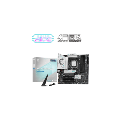 MSI MB B860M GAMING PLUS WIFI, SOCKET LGA1851 CPU, CS INTEL B860, 4 DIMM SOCKETS DDR5, HDMI/DP/ THUNDERBOLT V.4, PCI-E GEN 5.0, 