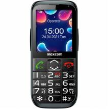 Maxcom MM724 L 4G 2.2" 1300mAh με Βάση Φόρτισης, Μεγάλα Πλήκτρα, Ραδιόφωνο, Φακό Bluetooth και Πλήκτρο SOS Μαύρο