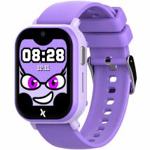 Kids Smartwatch Maxcom FW49 Kiddo 4G 1.52” IPS 670mAh IP67 με 20mm Silicon Band και SOS Button με Δυνατότητα Κλήσεων Μωβ