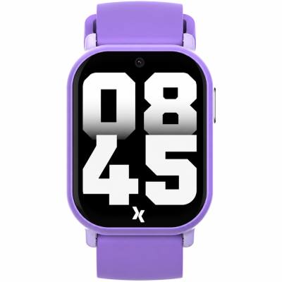 Kids Smartwatch Maxcom FW49 Kiddo 4G 1.52” IPS 670mAh IP67 με 20mm Silicon Band και SOS Button με Δυνατότητα Κλήσεων Μωβ