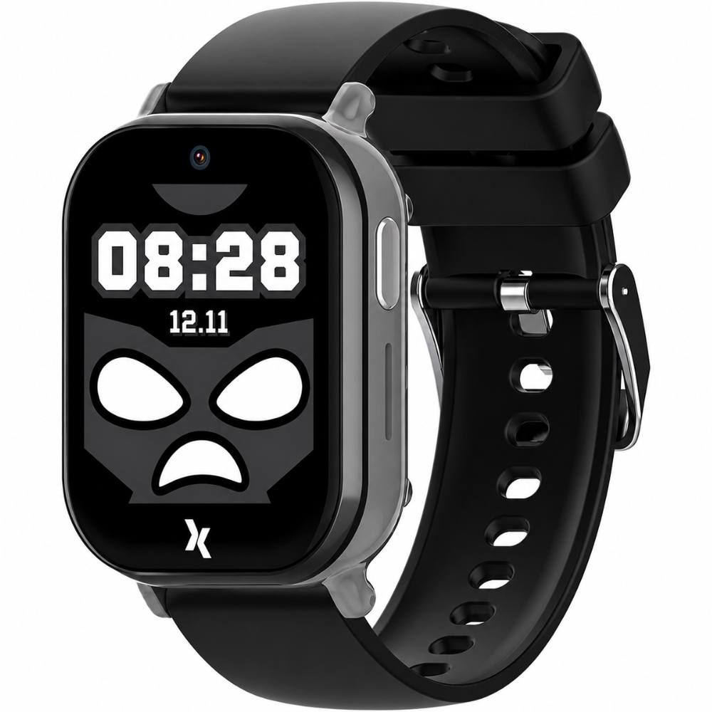 Kids Smartwatch Maxcom FW49 Kiddo 4G 1.52” IPS 670mAh IP67 με 20mm Silicon Band και SOS Button με Δυνατότητα Κλήσεων Μαύρο