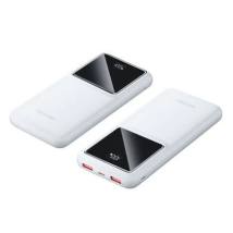 VENTION 10000mAh Power Bank (Micro-USB + USB-C + USB-A + USB-A) 22.5W White LED Display Type (FHKW0) (VENFHKW0)