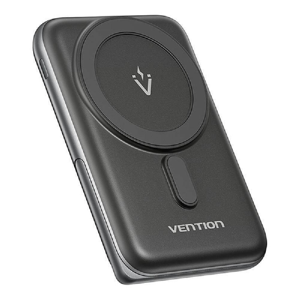 VENTION 10000mAh Magnetic Wireless Power Bank (USB-C + Wireless) 20W Black (FHNB0) (VENFHNB0)
