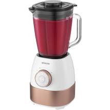 Μπλέντερ Sencor SBL 5870GD 1.5lt 1800W με Λεπίδες Τιτανίου 4 Προγράμματα Λειτουργίας και Επιλογέα Ταχύτητας Λευκό Χρυσό