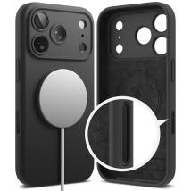 Θήκη Ringke Silicone Magsafe για Apple iPhone 17 Pro Μαύρη
