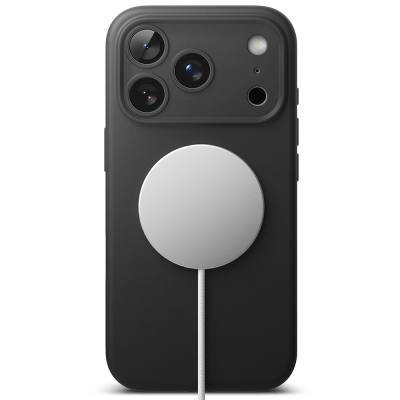 Θήκη Ringke Silicone Magsafe για Apple iPhone 17 Pro Μαύρη