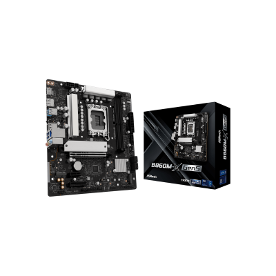 ASROCK MB B860M-X GEN5, SOCKET INTEL LGA1851 INTEL CPU, CS INTEL B860, 2 DIMM SOCKETS DDR5, HDMI/DP, PCI-E GEN 5.0, 2.5G LAN, MI