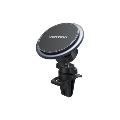 VENTION Car Magnetic Phone Holder Shock-Absorbing Type, Tir Vent Clip Type, Gray (KSPH0) (VENKSPH0)