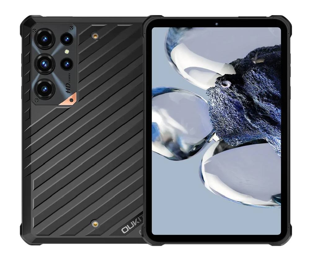 OUKITEL tablet RT11, 8", 8/128GB, 10000mAh, 5G, IP68/IP69K/MIL-STD-810H, μαύρο