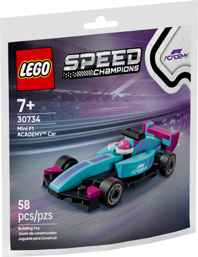 Lego Speed ​​Champions F1 Academy Mini Car (Polybag) (30734) (LGO30734)