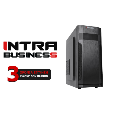 INTRA PC BUSINESS 14th GEN FREE, INTEL CORE i3 14100, 8GB DDR4, INTEL UHD GRAPHICS, 256GB SSD, LAN GB, MIDI TOWER, 500W PSU, NO_