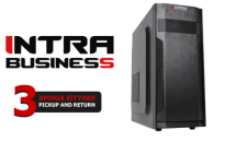 INTRA PC BUSINESS 14th GEN FREE, INTEL CORE i3 14100, 8GB DDR4, INTEL UHD GRAPHICS, 256GB SSD, LAN GB, MIDI TOWER, 500W PSU, NO_