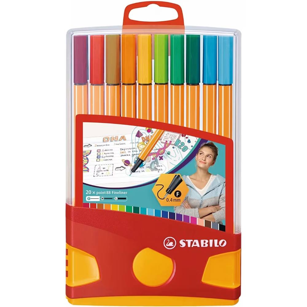 Stabilo Point Colorparade Writing Markers Set Of 20 Pieces (128088203) (STB128088203)