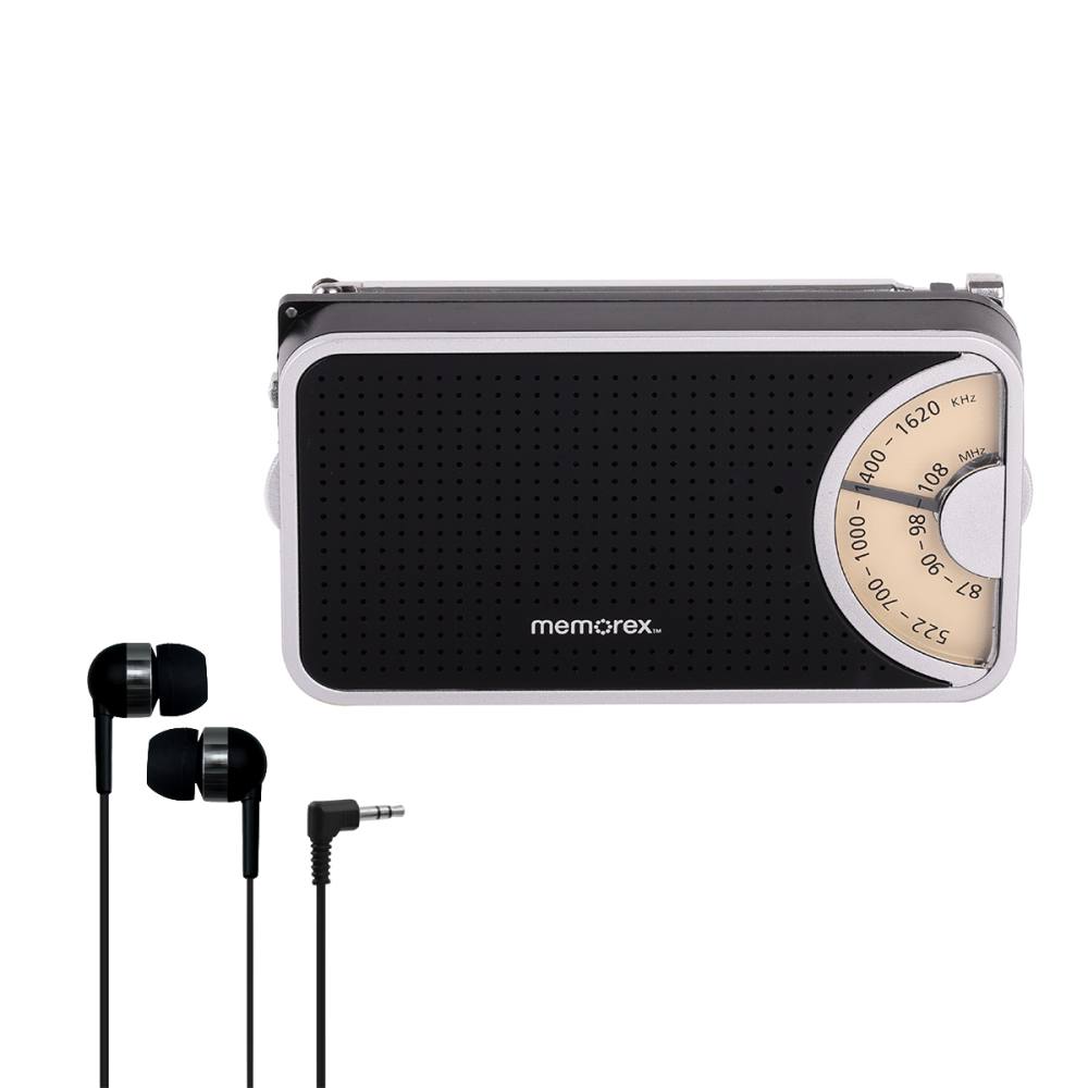Φορητό Ραδιόφωνο Τσέπης AM/FM με In Ear Ακουστικά