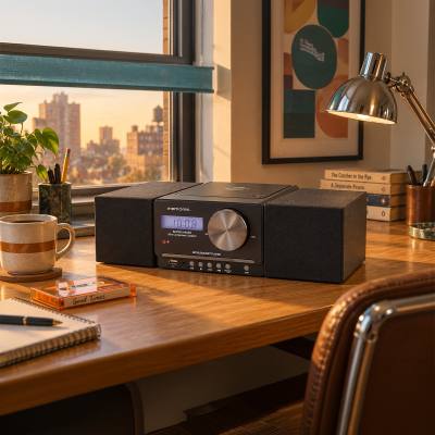Mini Ηχοσύστημα με Ραδιόφωνο FM