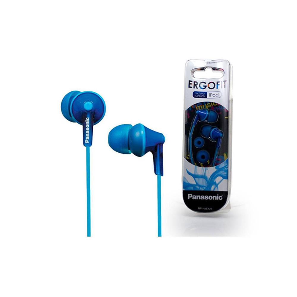 Panasonic RP-HJE125 Blue Headphones (RPHJE125EA)