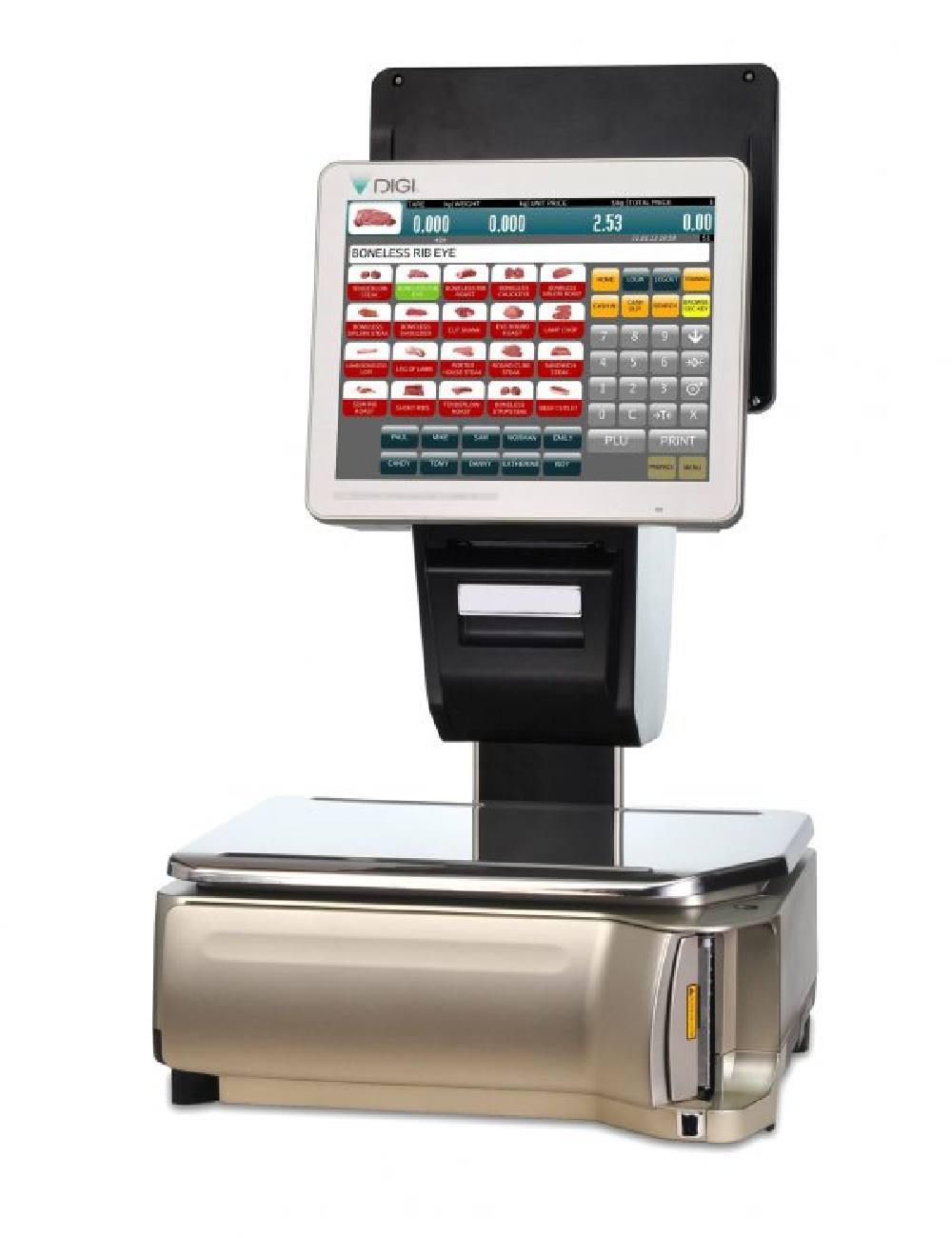 DIGI SM-5500a EV 12.1”x12.1” (15kg - 2/5g) Ηλεκτρονικός ζυγός λιανικών πωλήσεων τεχνολογίας PC Based