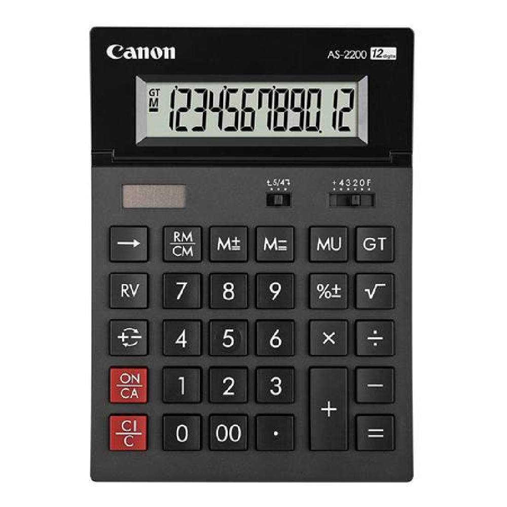 CANON AS-2200 12-DIGIT CALCULATOR (4584B001)