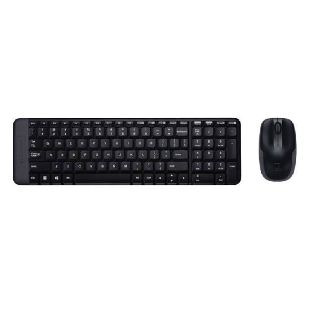 Logitech MK220 Desktop Combo GR (Black, Wireless) (920-003157)