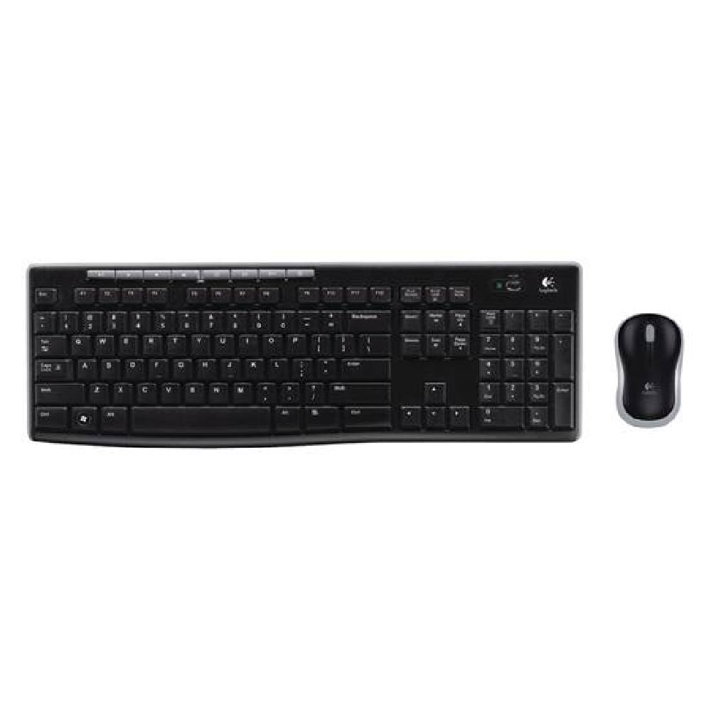 Logitech MK270 Desktop Combo GR (Black, Wireless, GR Keys) (920-004520)