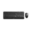 MediaRange Corded Keyboard & 3-button mouse set, Wired (Black)
