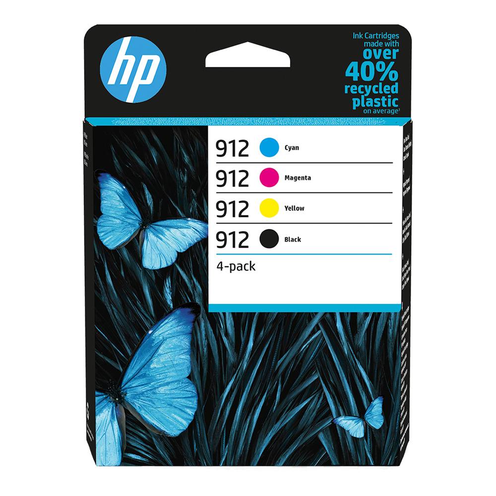 HP Μελάνι Inkjet 912 4-Pack CMYK (6ZC74AE)