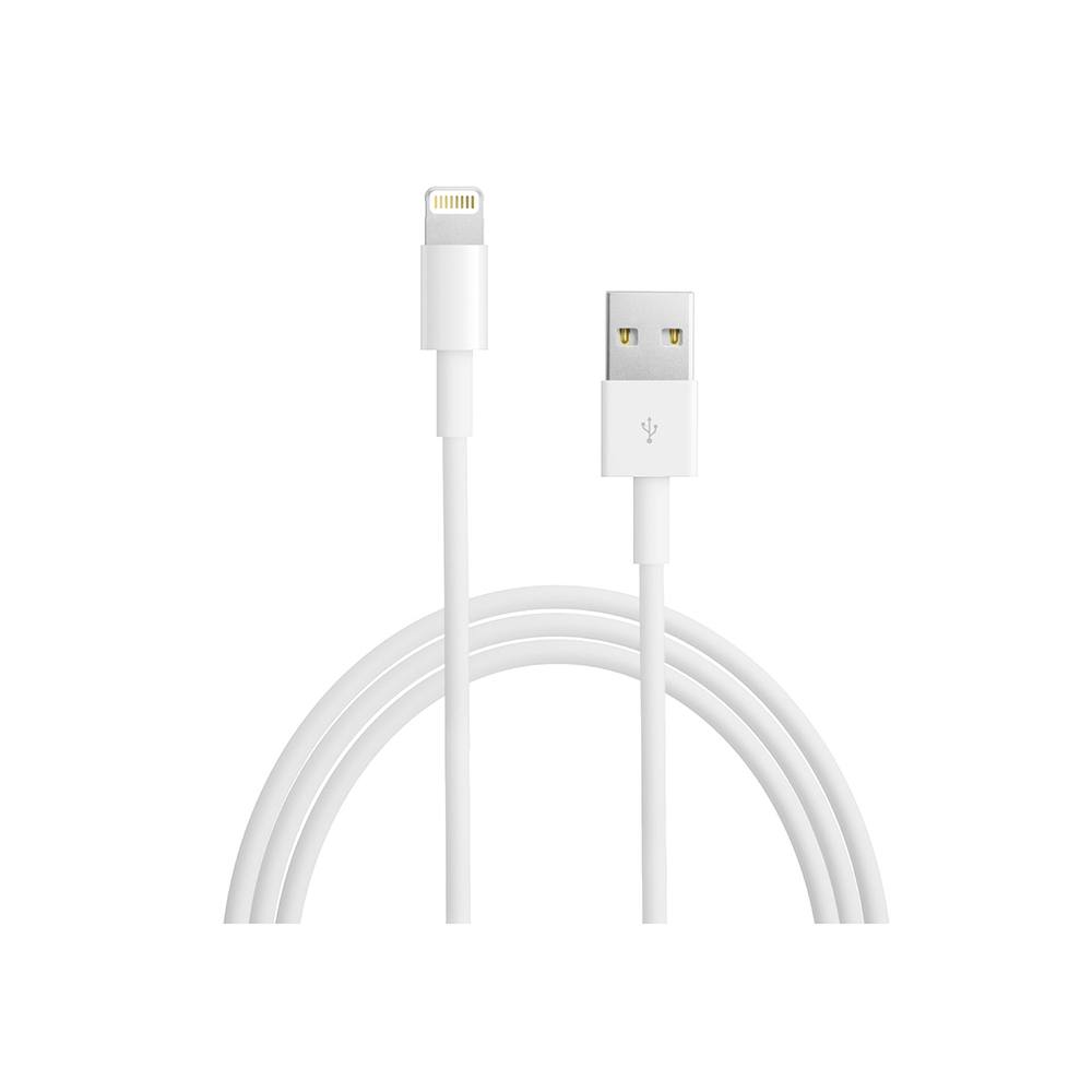 Apple Charge Cable USB to Lightning Λευκό 1m (MXLY2ZM/A)