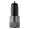 LAMTECH 2xUSB 2,4A CAR CHARGER FOR MOBILE PHONES BLACK