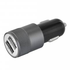 LAMTECH 2xUSB 2,4A CAR CHARGER FOR MOBILE PHONES BLACK