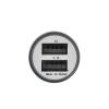 LAMTECH 2xUSB 2,4A CAR CHARGER FOR MOBILE PHONES BLACK