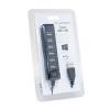 LAMTECH USB HUB 7 PORTS BLACK