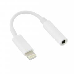 LAMTECH LIGHTNING ADAPTER CABLE AUDIO JACK 3,5MM WHITE