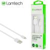 LAMTECH CHARGING & DATACABLE LIGHTNING 1m WHITE