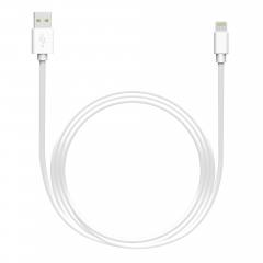LAMTECH CHARGING & DATACABLE LIGHTNING 1m WHITE