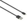 LAMTECH CHARGING & DATACABLE LIGHTNING 1m BLACK