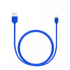 LAMTECH CHARGING & DATACABLE LIGHTNING 1m BLUE