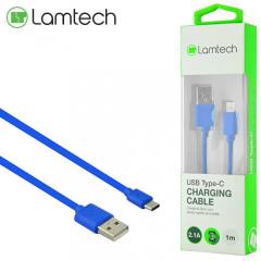 LAMTECH DATACABLE TYPE C 1m BLUE
